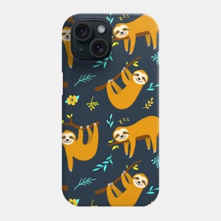 Lazy Sloth Days Phone Case