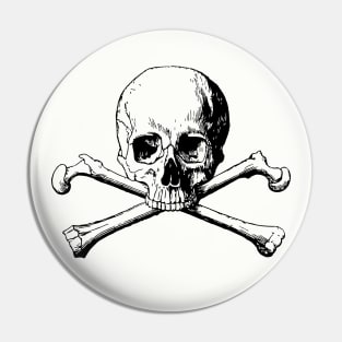 Skull and Crossbones Pin