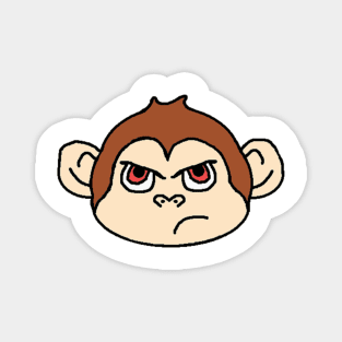 Angry Baby Ape Magnet