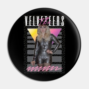 The Velveteers band Retro Style Fan Art Pin