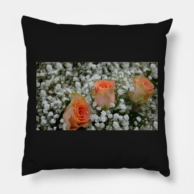 Brides bouquet  - Magpie Springs Wedding Pillow by MagpieSprings