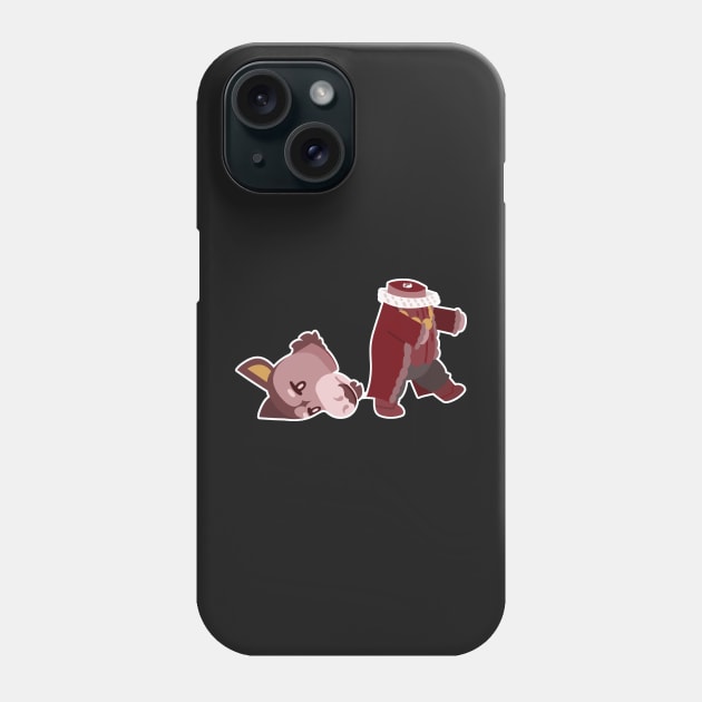 Sir Humphrey Bone - Headless Horse Portrait Phone Case by Snorg3