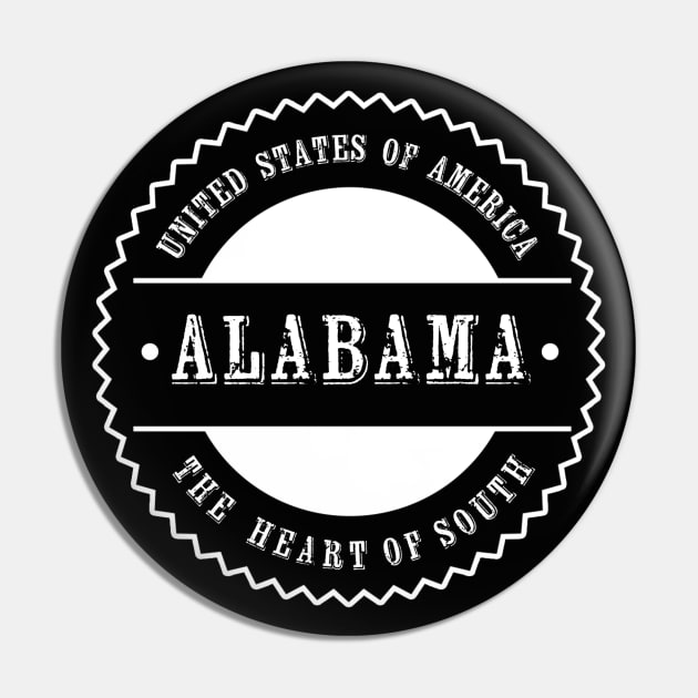 Alabama State T-shirt for patriots Pin by Athenum