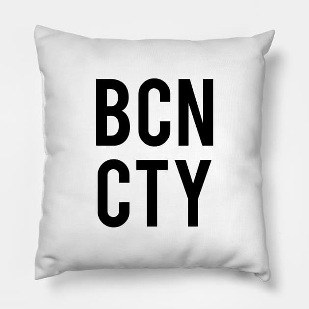 Barcelona City Pillow by standardprints