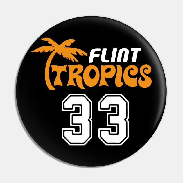 Flint Tropics - Jackie Moon Pin by johnoconnorart