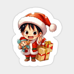 Christmas With Your Favorite Anime Magnet