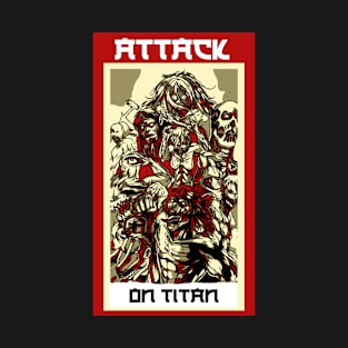 attack on titan all titan T-Shirt