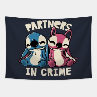 Partners In Crime Cute Lover Gift Tapestry