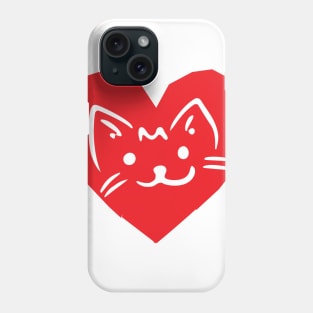 Cat Heart Gift Phone Case