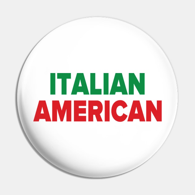 Italian American Pin by ProjectX23 Orange