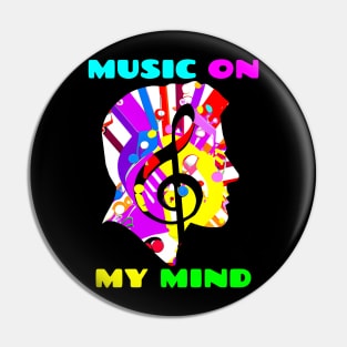 Music On My Mind Pin