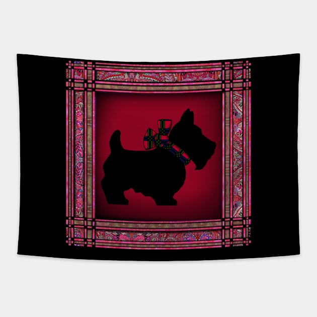 Scottie Quilt Tapestry by Zodiart