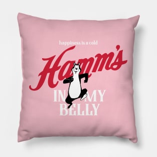 Make your belly happy with a Hamm's Beer! Pillow