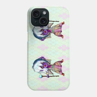 dark elf sorcerer for magic and fantasy fans Phone Case