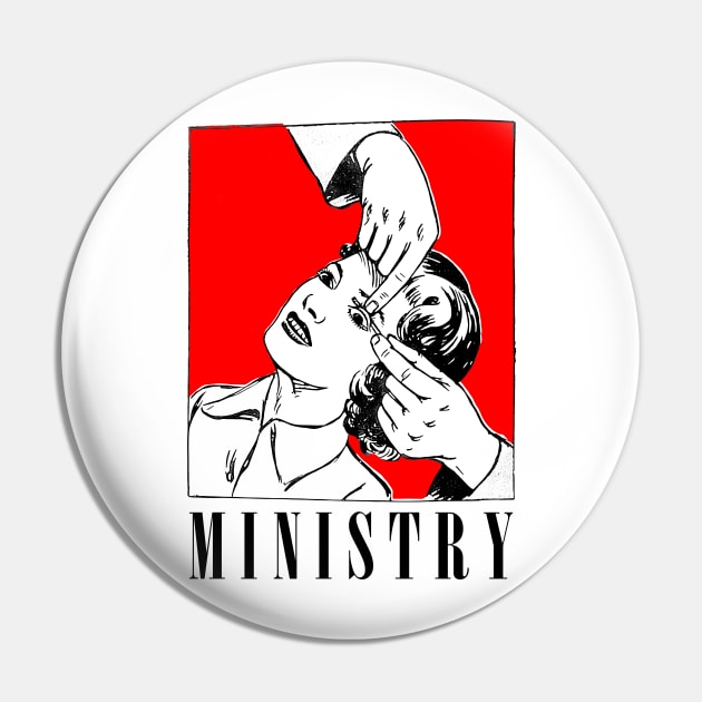 Ministry ∆∆ Original Fan Design Pin by unknown_pleasures