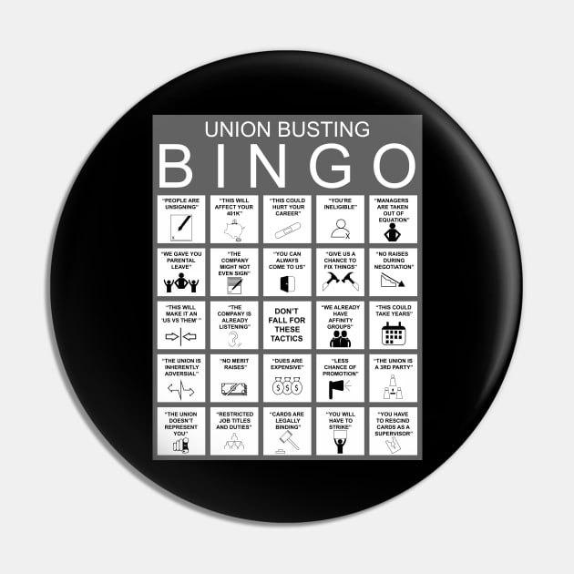Union Bingo Pin by Voices of Labor