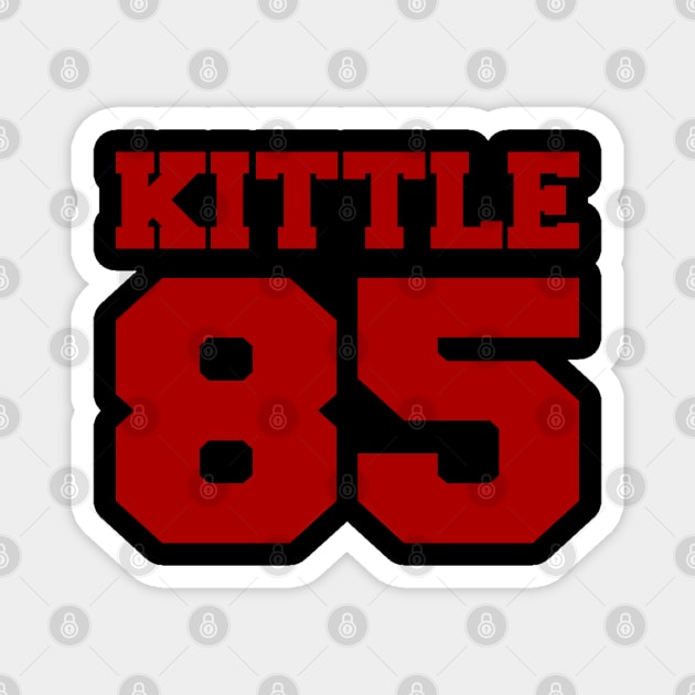 San Francisco 49ers George Kittle Super Bowl Jersey Magnet by Attia17