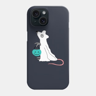 Ghost Mouse. Cute Halloween Design. Phone Case