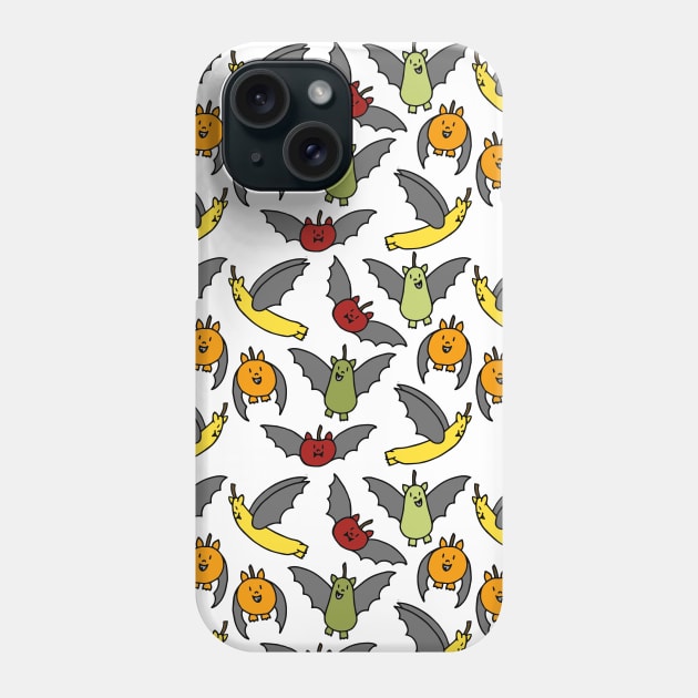 Fruit Bats | Animals | Murcielago | Bats Pattern Phone Case by HLeslie Design
