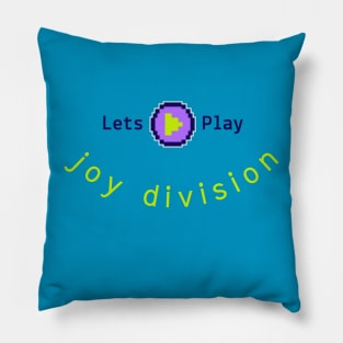 joy division pixel art Pillow