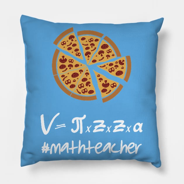 Maths lovers, Math Teacher simple design Pillow by Ribsa