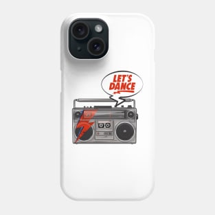 Boombox with Bolt Phone Case