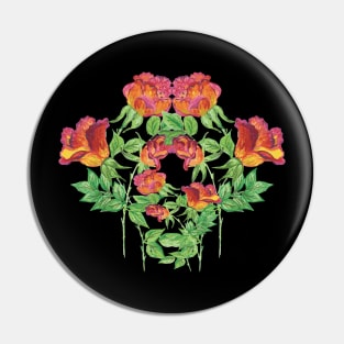 Colorful flowers Pin