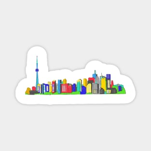 Toronto skyline Magnet