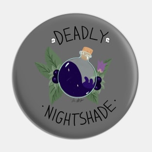 Deadly Nightshade Pin