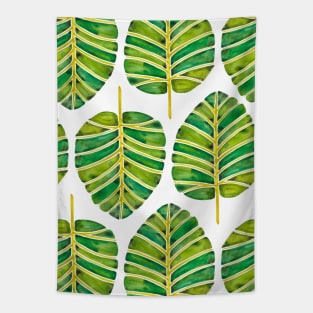 Green Alocasia Tapestry