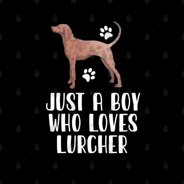 Just A Boy Who Loves Lurcher by simonStufios