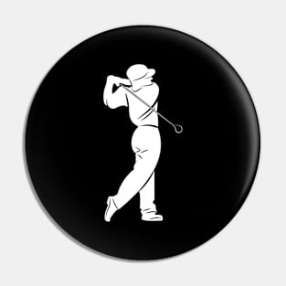 Golf Man Father Dad Pin