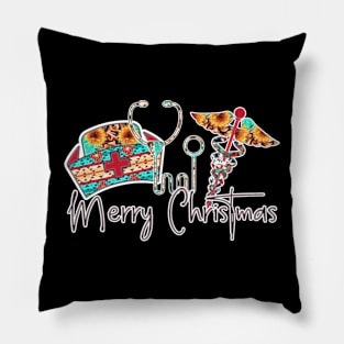 Merry Christmas Nurse Pillow