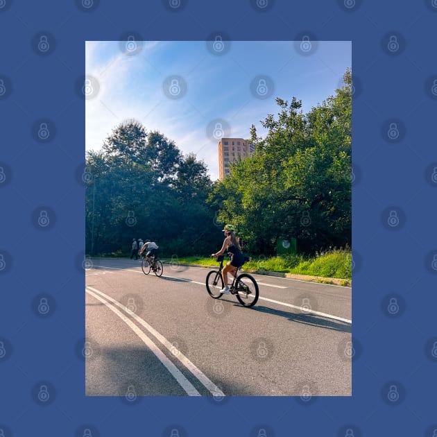 Central Park Summer Biking New York City by eleonoraingrid