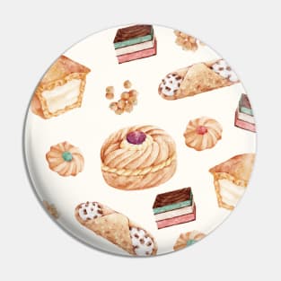 Italian Pastries Pin