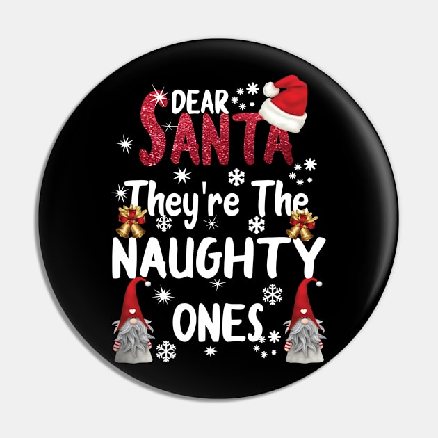 Dear Santa T-shirt Pin by Riyadkhandaker