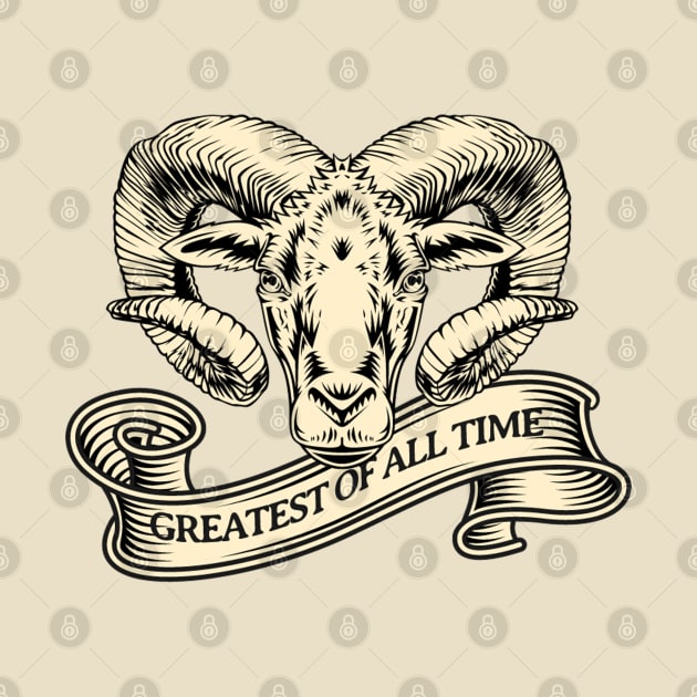 GOAT - Greatest of All Time by valentinahramov