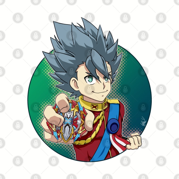 Xhan / Xavier Bogard from Beyblade Burst by Kaw_Dev