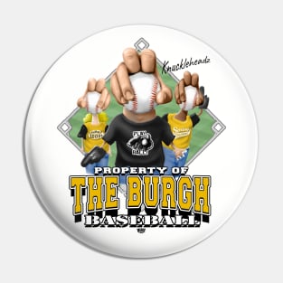 Knucklehead for The Burgh Baseball Pin