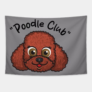 Toy Poodle Pet Dog Cartoon Tapestry