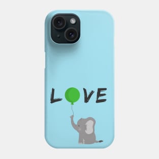 Love Elephant Design for Animal Fans Phone Case