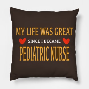 Pediatric Nurse Birthday Gift Idea Saying Pillow