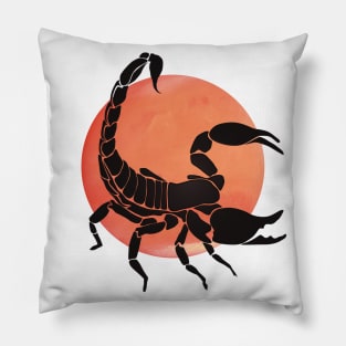 Scorpion - Scorpio Ruler of Mars Pillow