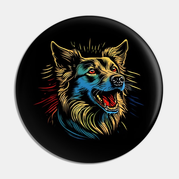 Border Collie Pin by Midcenturydave