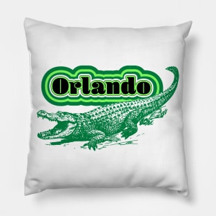Orlando Florida Love Alligator Souvenir T-shirt Pillow