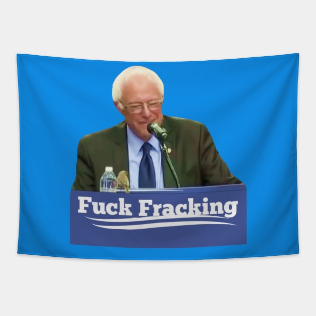 Bernie and Birdie Sanders Tapestry by Shelly’s