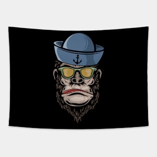 Monkey sailor Tapestry