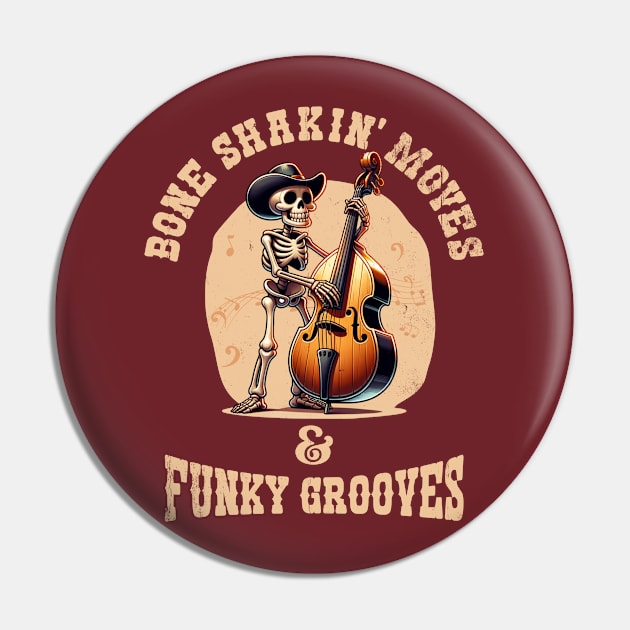 Bone Shakin' Moves and Funky Grooves Pin by Blended Designs