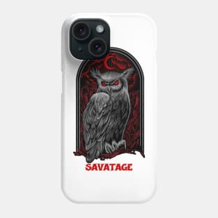 The Moon Owl Savatage Phone Case