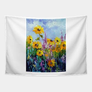 Decorative sunflowers Tapestry